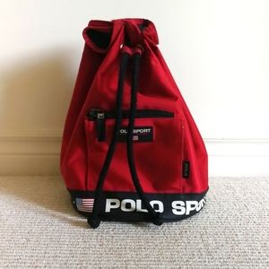 Ralph Lauren Polo Sport single belt bucket backpack